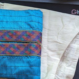 Men's Kurta India partywear traditional ethnic 40- US-S New sky blue